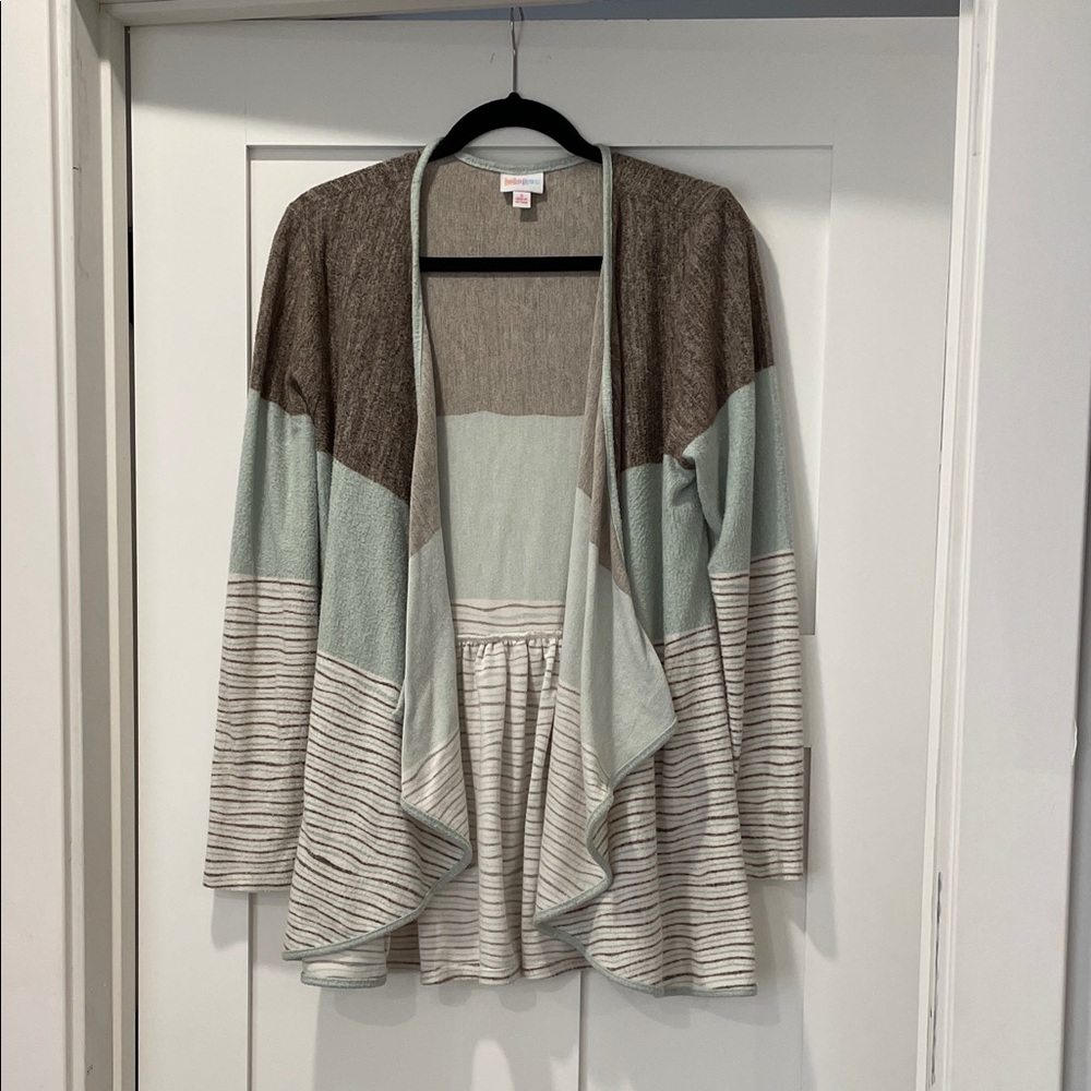 LuLaRoe Nanette Open Front Cardigan size small